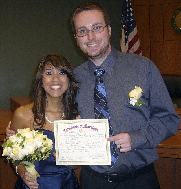 Maiara Mendes and Scott McConkey married last month in Issaquah.