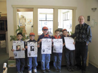 Cub Scouts get inside look at paper