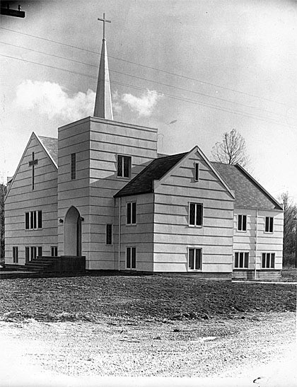 Mount Si Lutheran Church as it appeared in the 1950s. The church will celebrate its 60th anniversary in September.