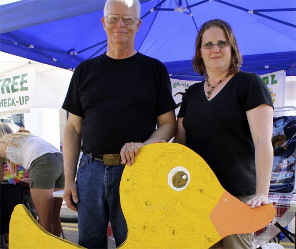 Promoting the Mount Si festival's Duck Derby