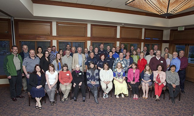 The Snoqualmie Emergency Communications and Support Team and administrative volunteers were recognized at a volunteer appreciation dinner at the Snoqualmie Ridge Golf Club