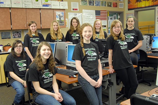 Members of the all-girl Twin Falls Tech Team aren’t afraid of high technology. They won honorable mention in the K-12 White House Film Festival for their video on technology in schools
