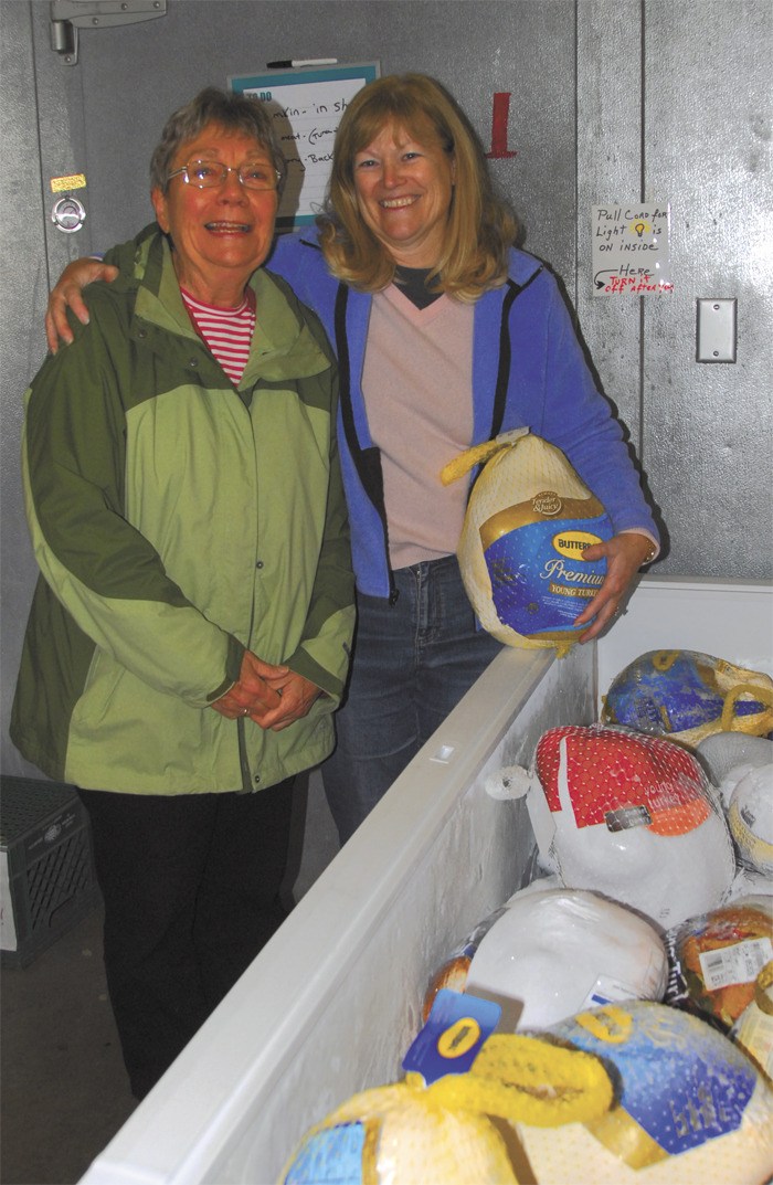 Mount Si Food Bank volunteers Nancy Anderson