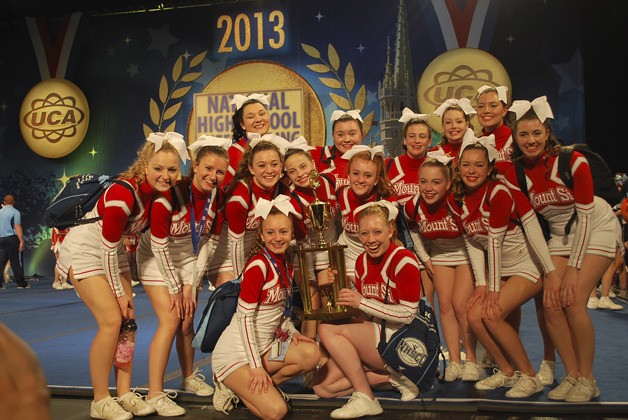 Mount Si cheerleaders at the national championships: Hailey Barrett