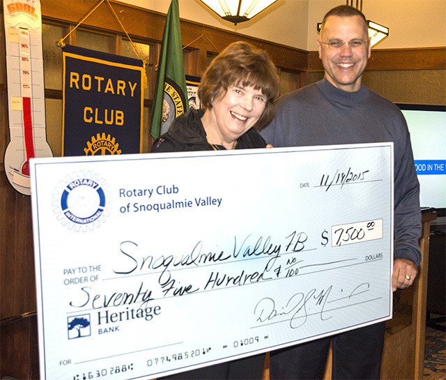 Rotary of Snoqualmie Valley President Dan Marcinko