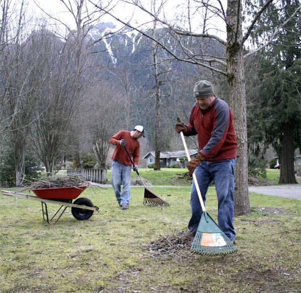 Getting EJ Roberts Park ready for spring