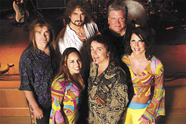 Classic rockers Magic Bus play at the Railroad Days stage.