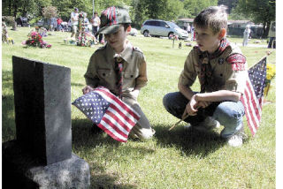 Troop 452 members Joseph Nassar