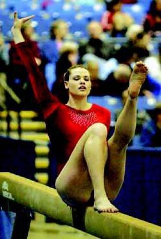 Gymnasts at state