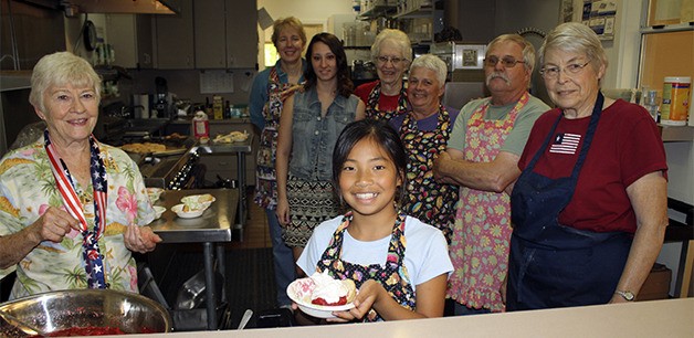 Fourth fixtures of spaghetti dinner, strawberry shortcake are back at center