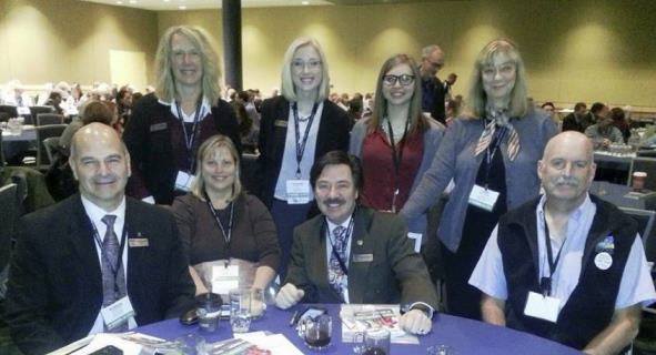 Riverview’s School Board was named a board of distinction in November at the Washington State School Directors’ Association’s annual conference. Pictured at the conference from left