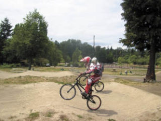 Valley BMX cyclists Sean Hyland