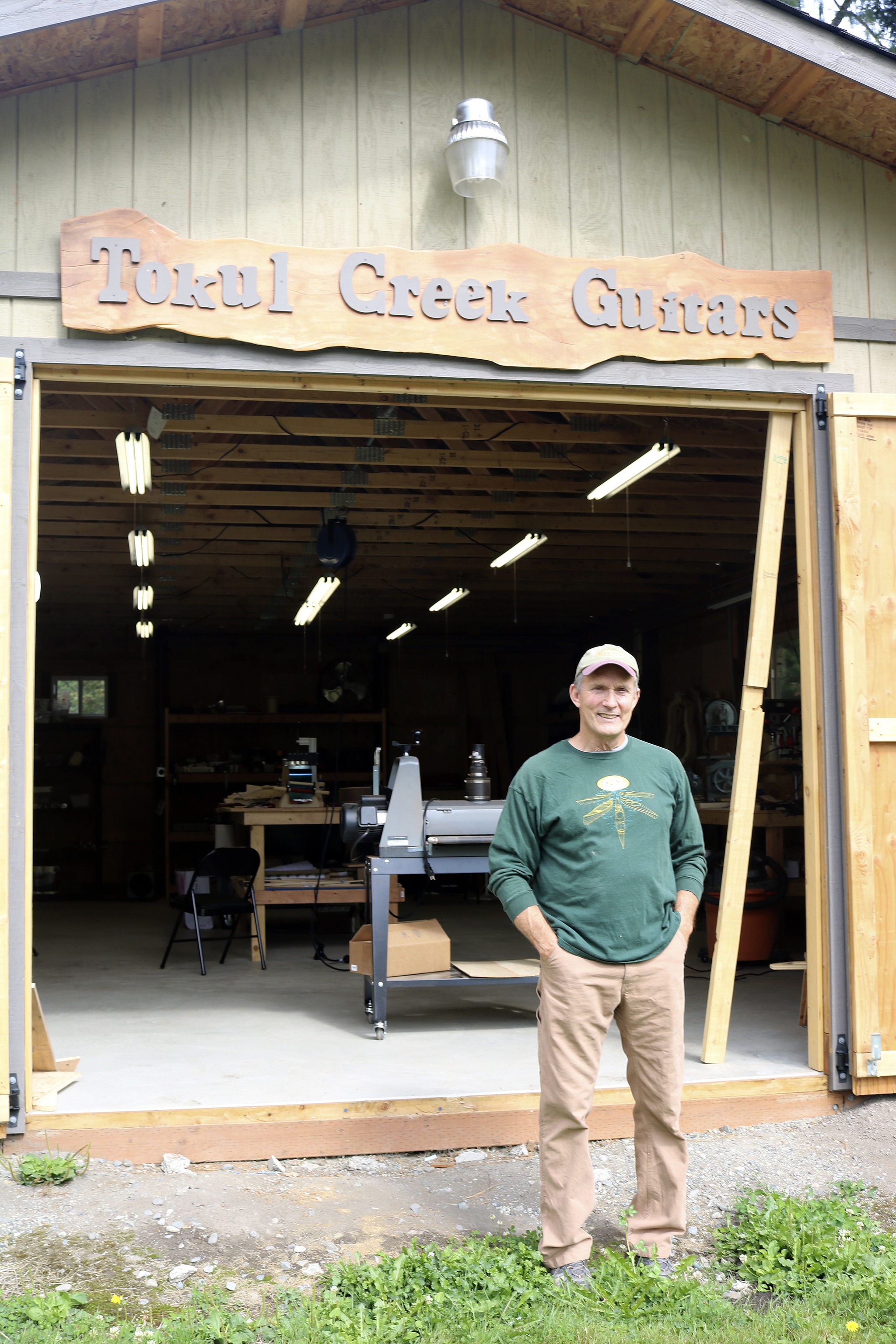 Evan Pappas/Staff PhotoThe Tokul Creek Guitars workshop was built by McCoy after retiring from teaching. He taught first grade in the Lake Washington School District for 31 years.