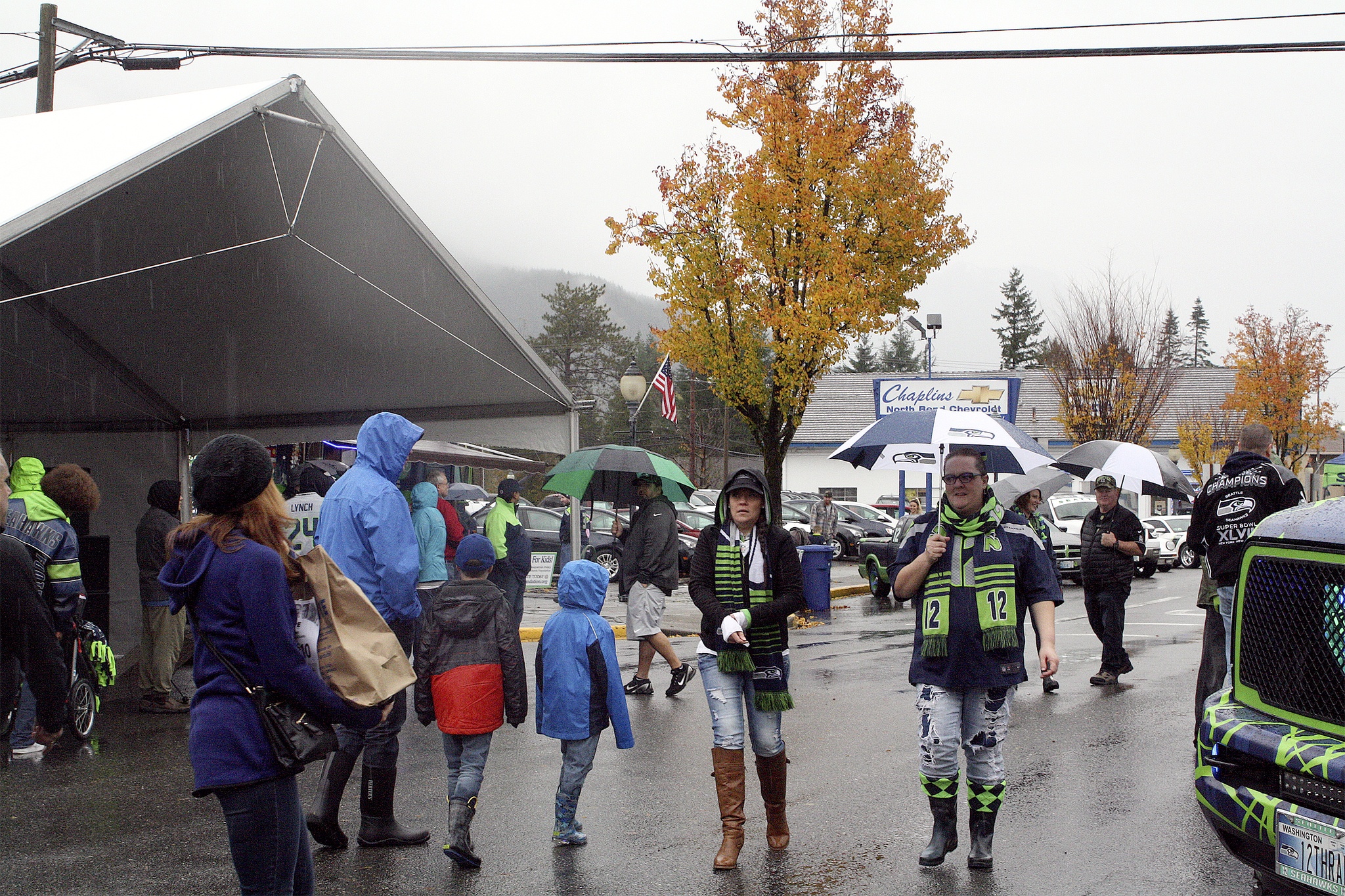 File PhotoA bit of rain didn’t stop these fans who brought out their umbrellas to make it out to the 2015 event.