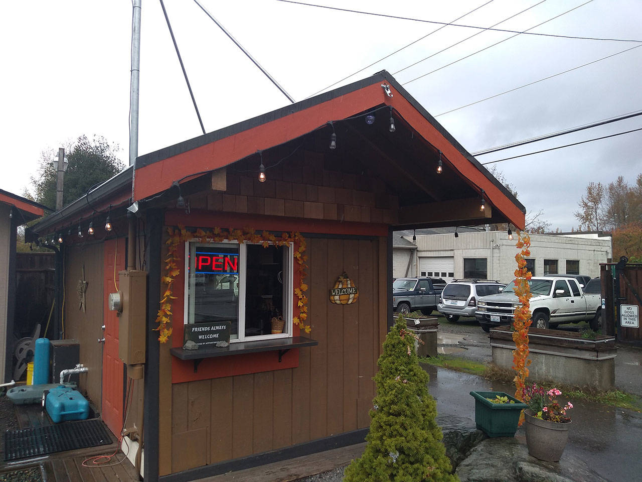 Back Alley Brew was one of only two coffee shops in Fall City and closed on Oct. 31 after a permitting dispute with the county. Aaron Kunkler/staff photo