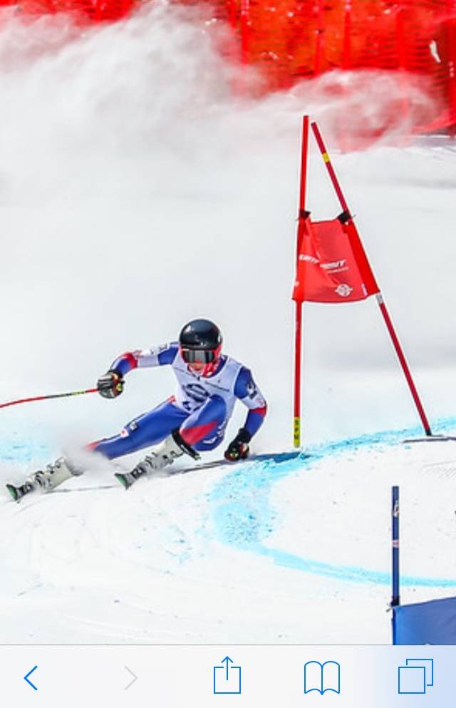 Nils Galloway, an incoming freshman at Mount Si High, is the United States points leader in slalom alpine ski racing in the U-16 category. He is attending the US ski team development camp this summer at Mt. Hood, Oregon. Galloway lives and trains part of the year at Sun Valley, Idaho. Here, he attacks the giant slalom at US U-16 Alpine Championships at Breckenridge, Colorado last March/April. Courtesy photo