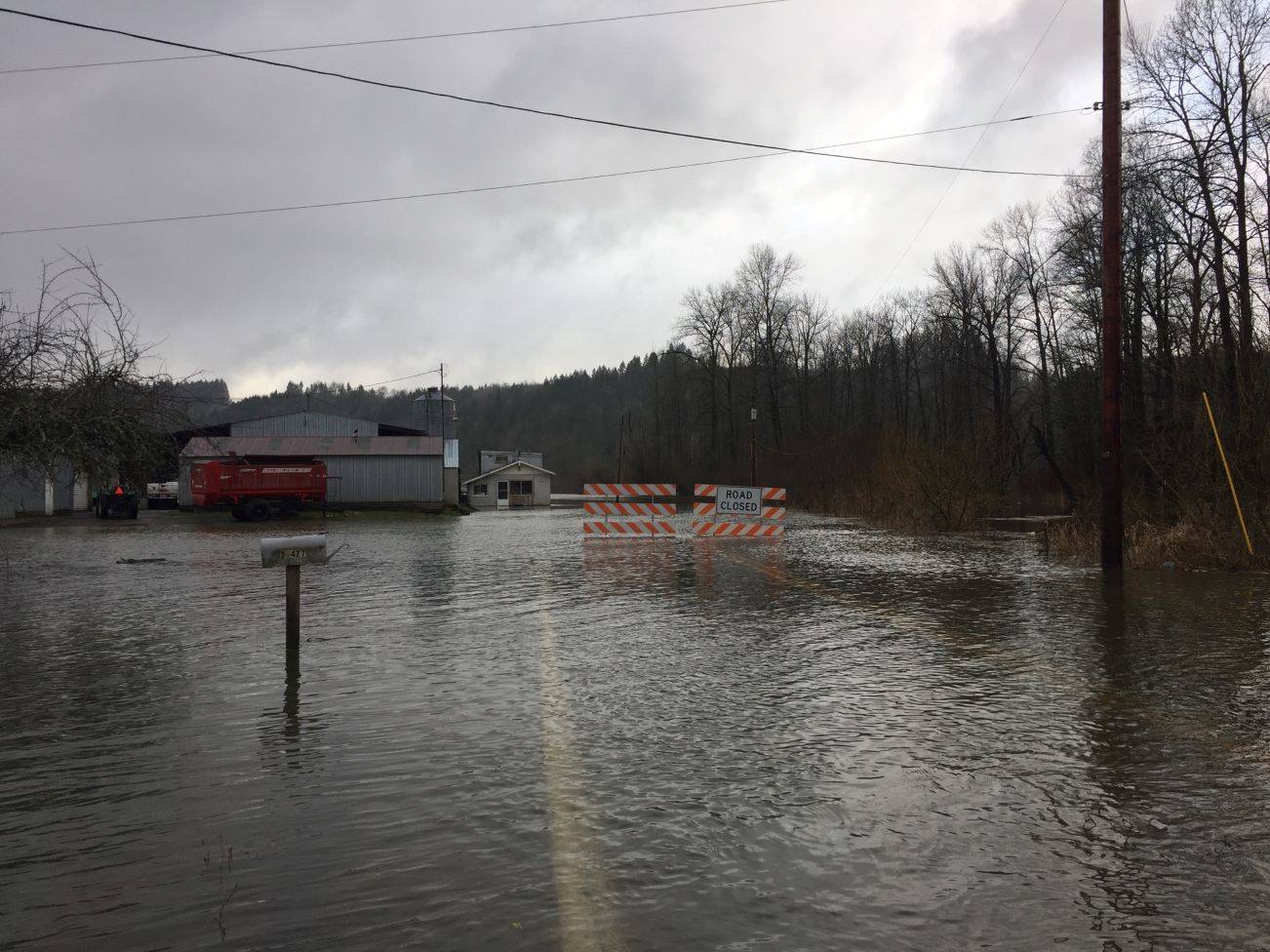 Tolt River flood waters inundated Carnation Feb. 6-7, 2020. File photo