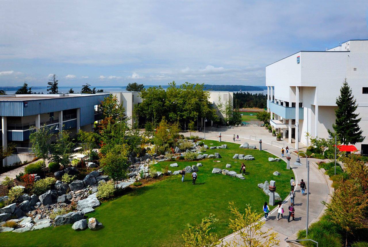 Highline College in Des Moines is one of the most diverse higher education institutions in Washington state. File photo