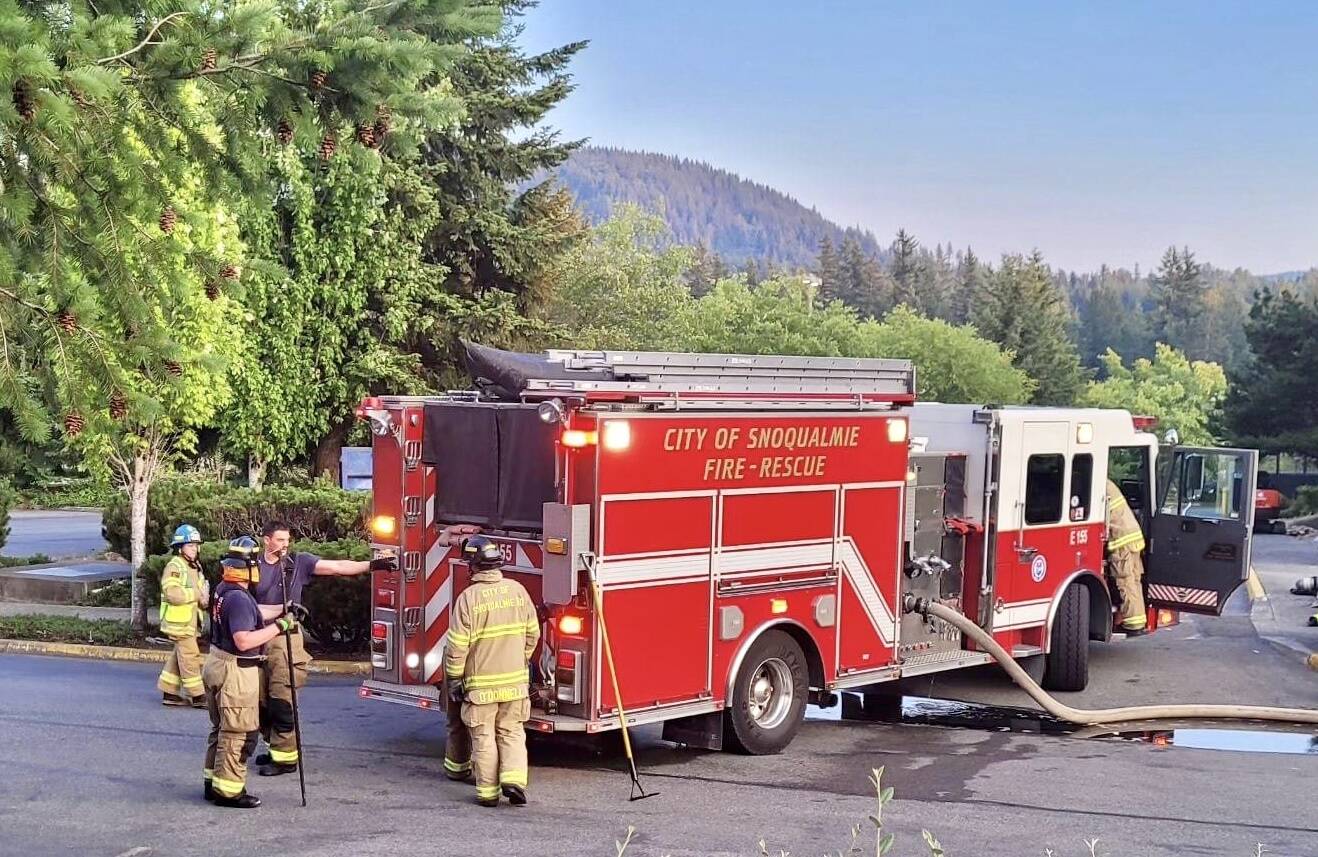 Snoqualmie Fire Engine 115 will be replaced by the new engine come early fall. Photo courtesy of the Snoqualmie Fire Department