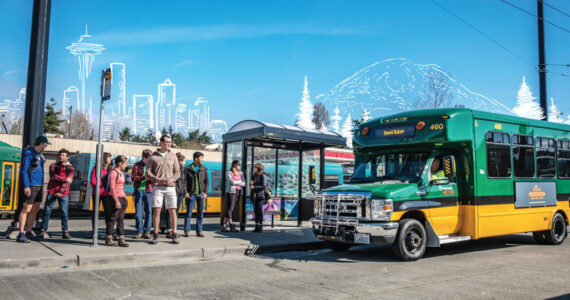 Trailhead Direct bus. Photo courtesy of King County