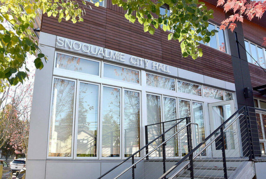 <p>Snoqualmie City Hall. (File photo)</p>