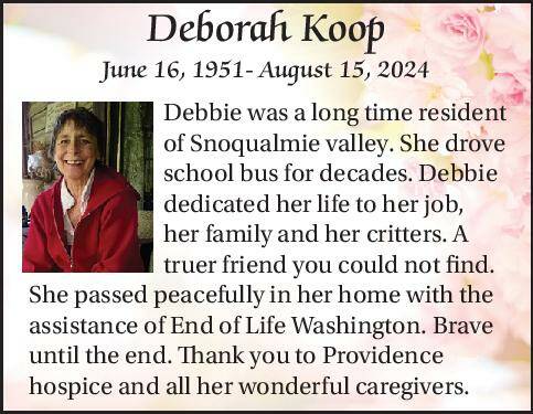 Deborah Koop | Obituary