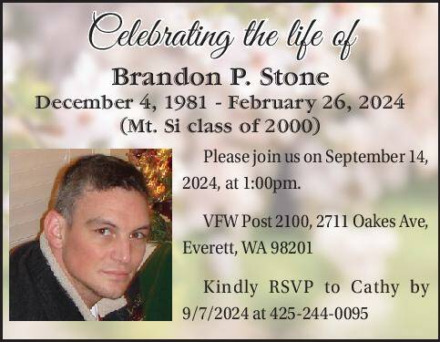 Brandon P. Stone | Obituary