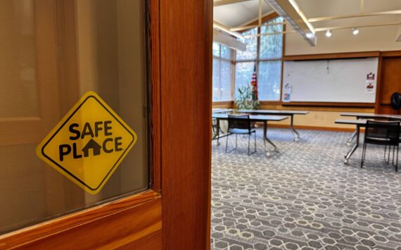 The North Bend Library has become a safe place for LGBTQ+ community members thanks to the efforts of Lambert House volunteers and library staff. Photo by Grace Gorenflo/Valley Record