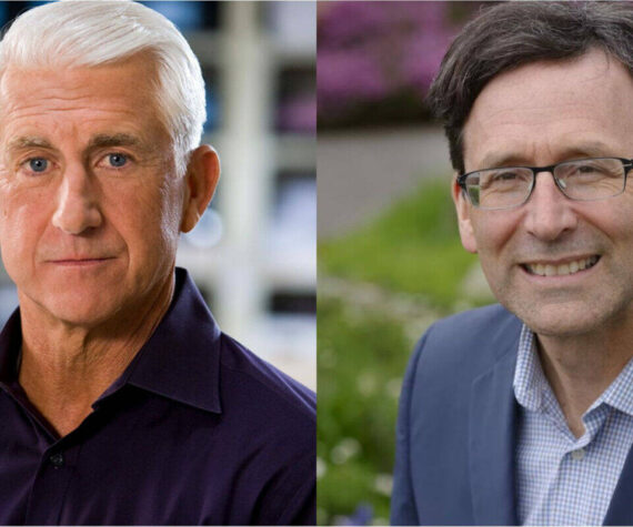 Republican Dave Reichert, left, and Democrat Bob Ferguson, right, are competing in Washington’s 2024 governor’s race. (Photos courtesy of campaigns)