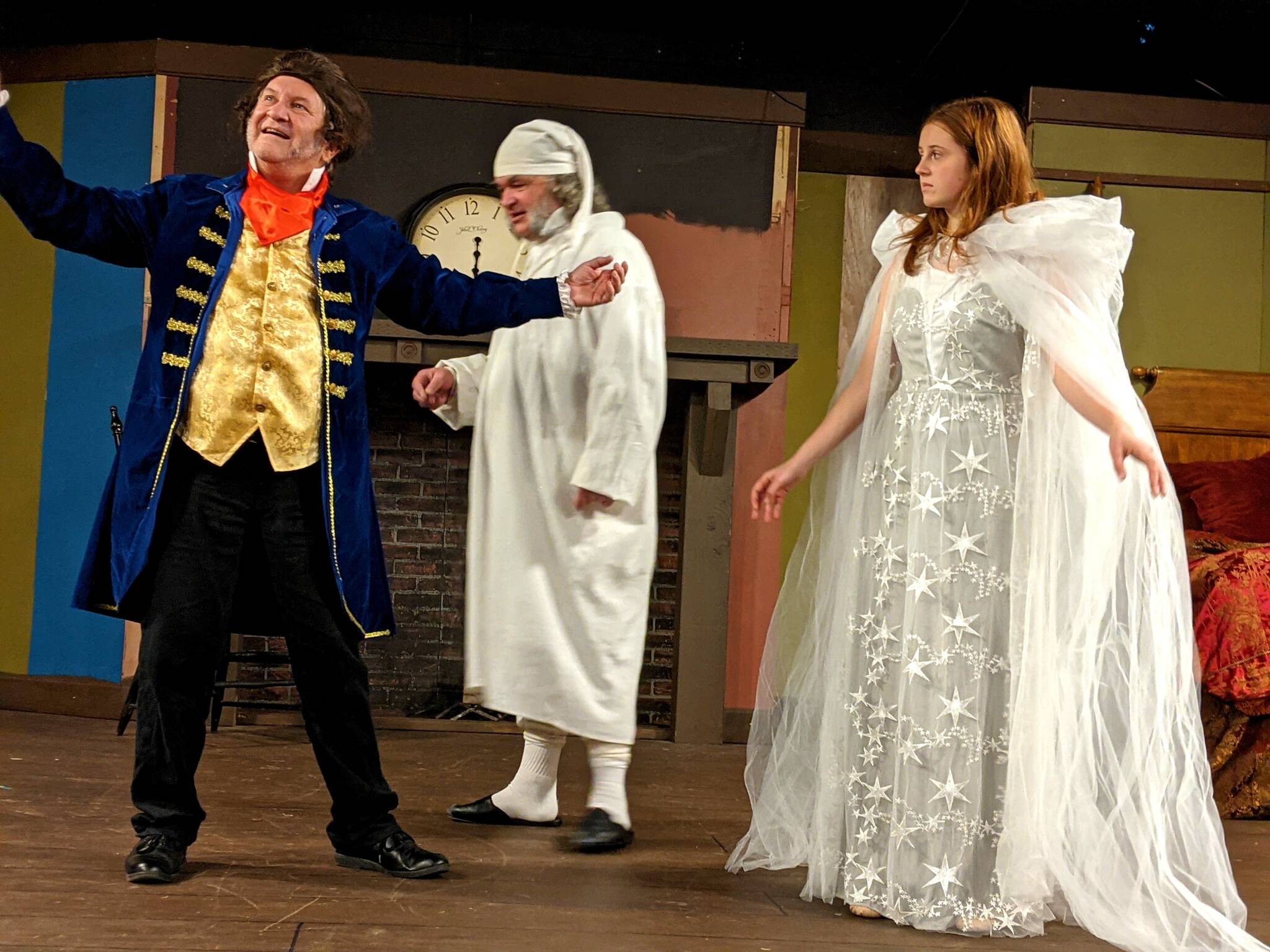 File photo
Performers at North Bend’s Valley Performers at North Bend’s Valley Center Stage rehearse “A Christmas Carol.”