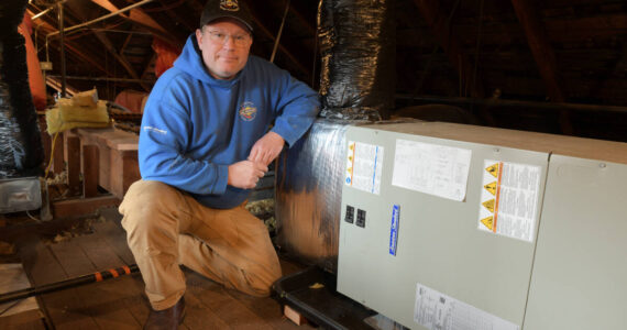 Scott Leibowitz, Owner of All Weather Heating, Air Conditioning & Refrigeration .  Photo courtesy of All Weather Heating.