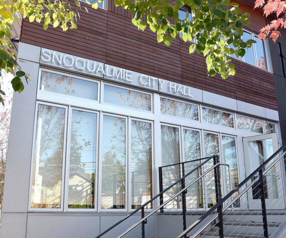 Snoqualmie City Hall. File photo.