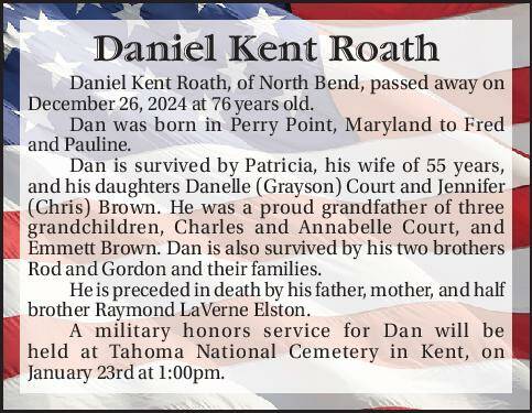 Daniel Kent Roath | Obituary